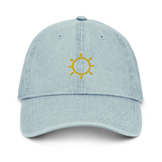 Denim Sun Beach Cap