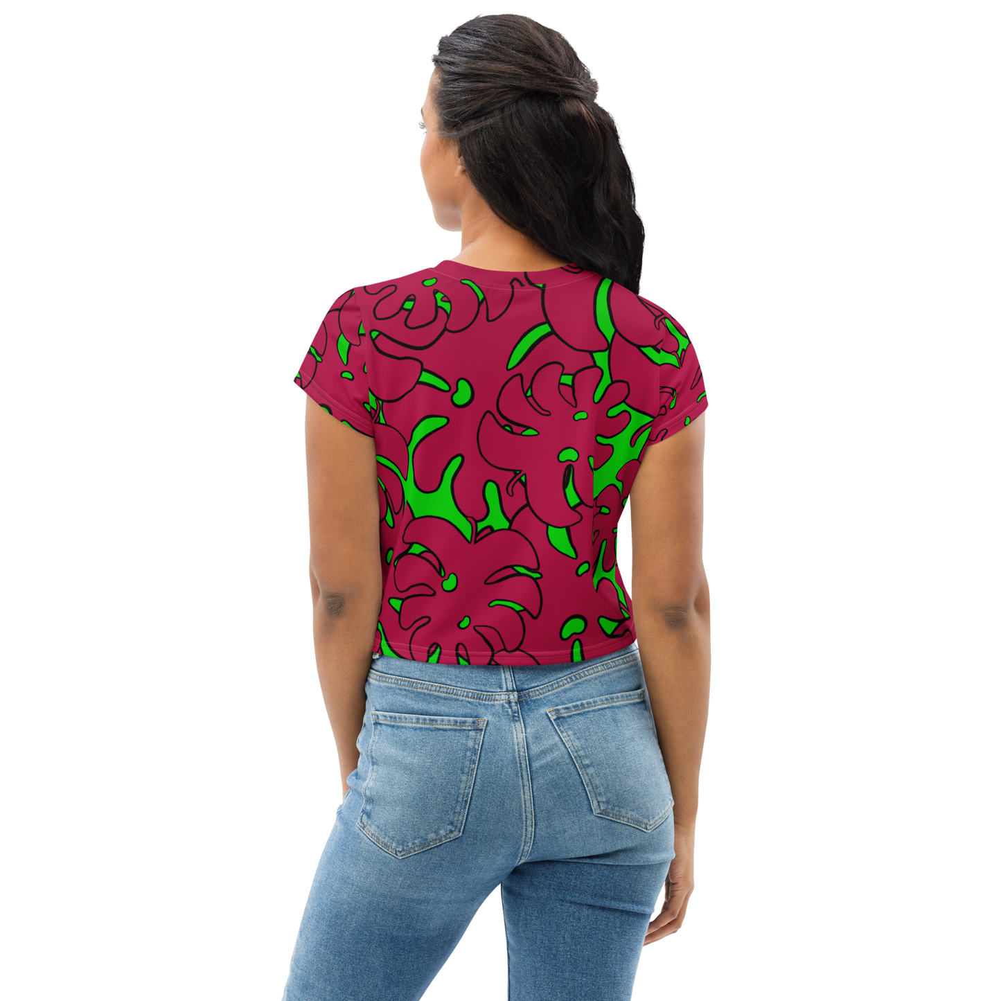 Unkle Jungle Island Leaf Crop Tee