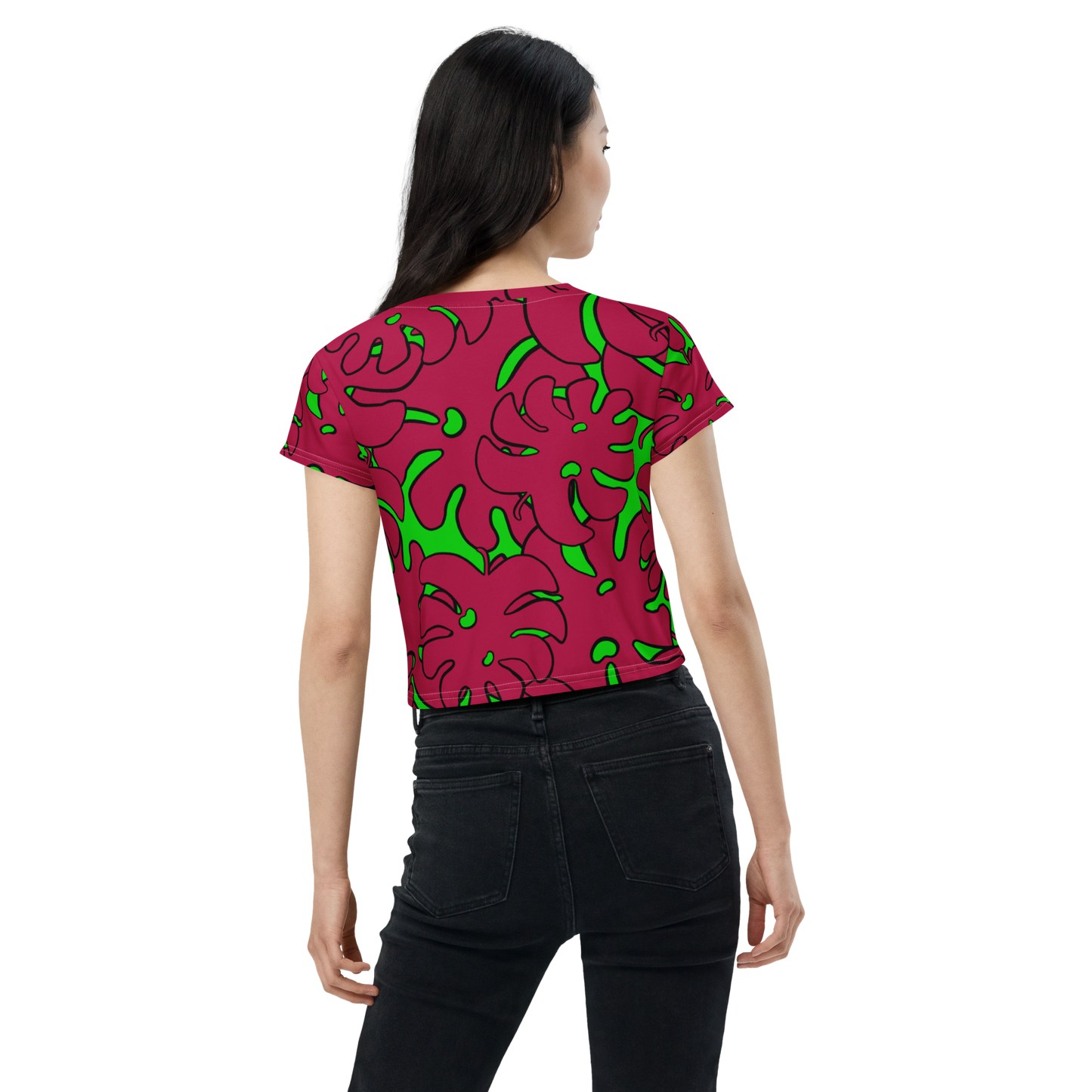 Unkle Jungle Island Leaf Crop Tee