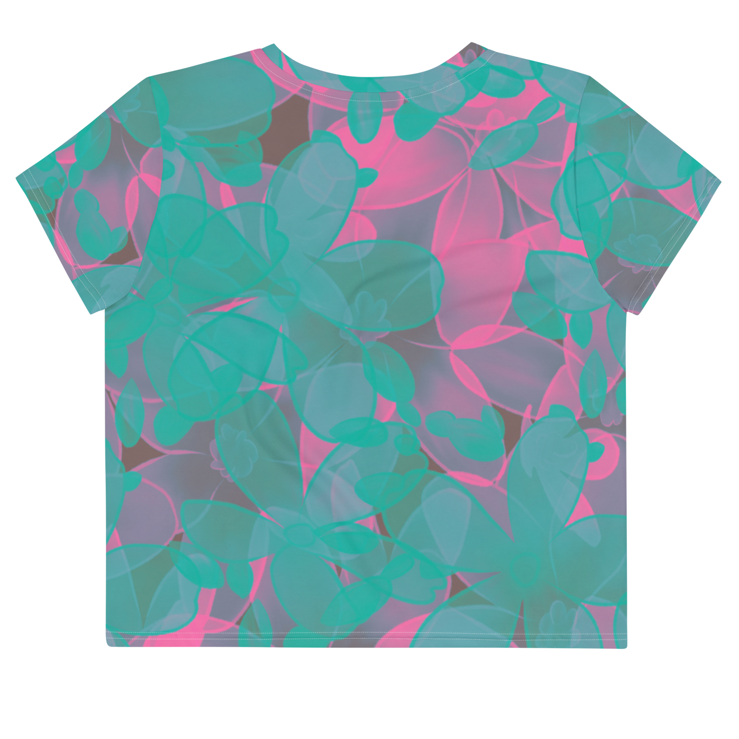 Unke Jungle Island Flower Crop Tee