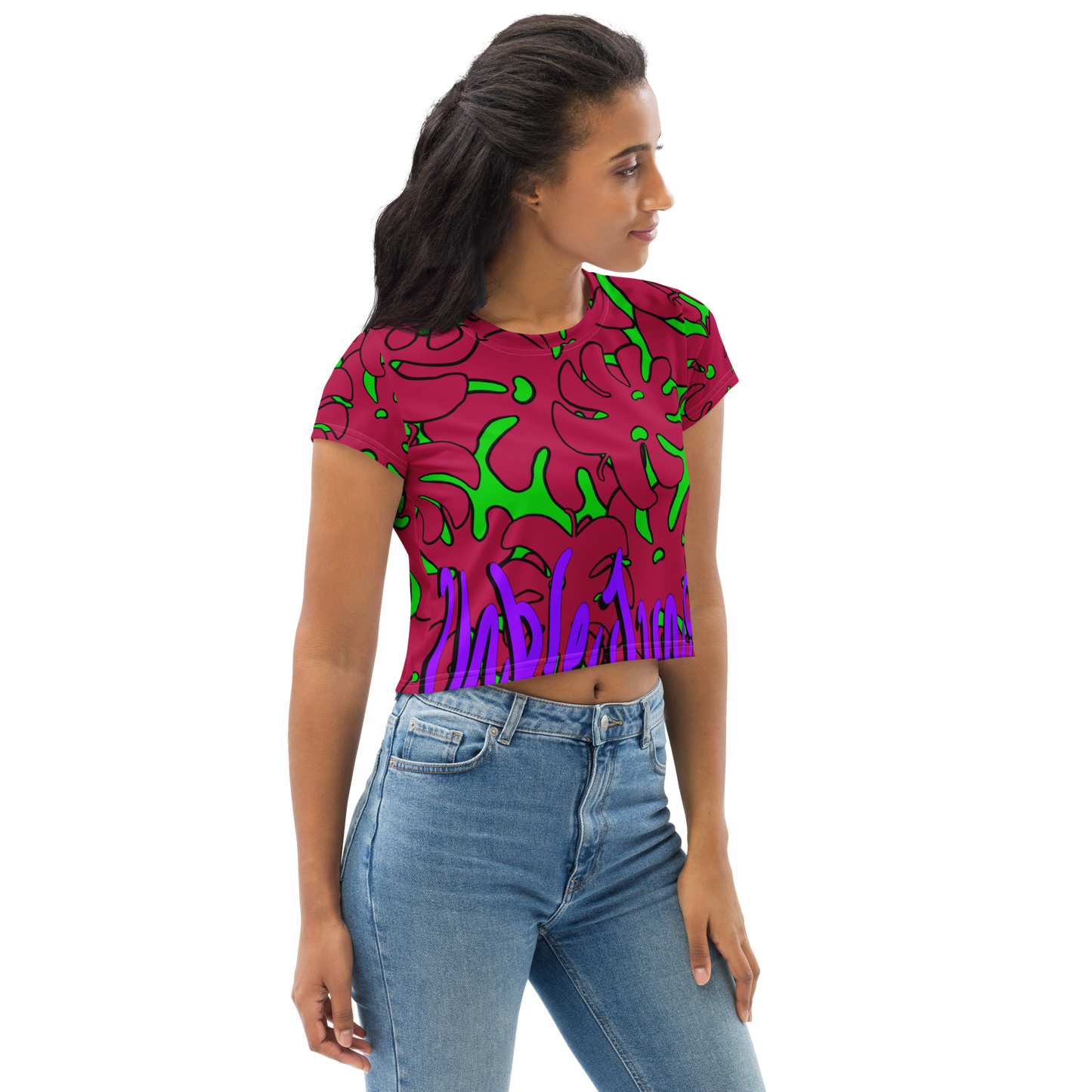 Unkle Jungle Island Leaf Crop Tee