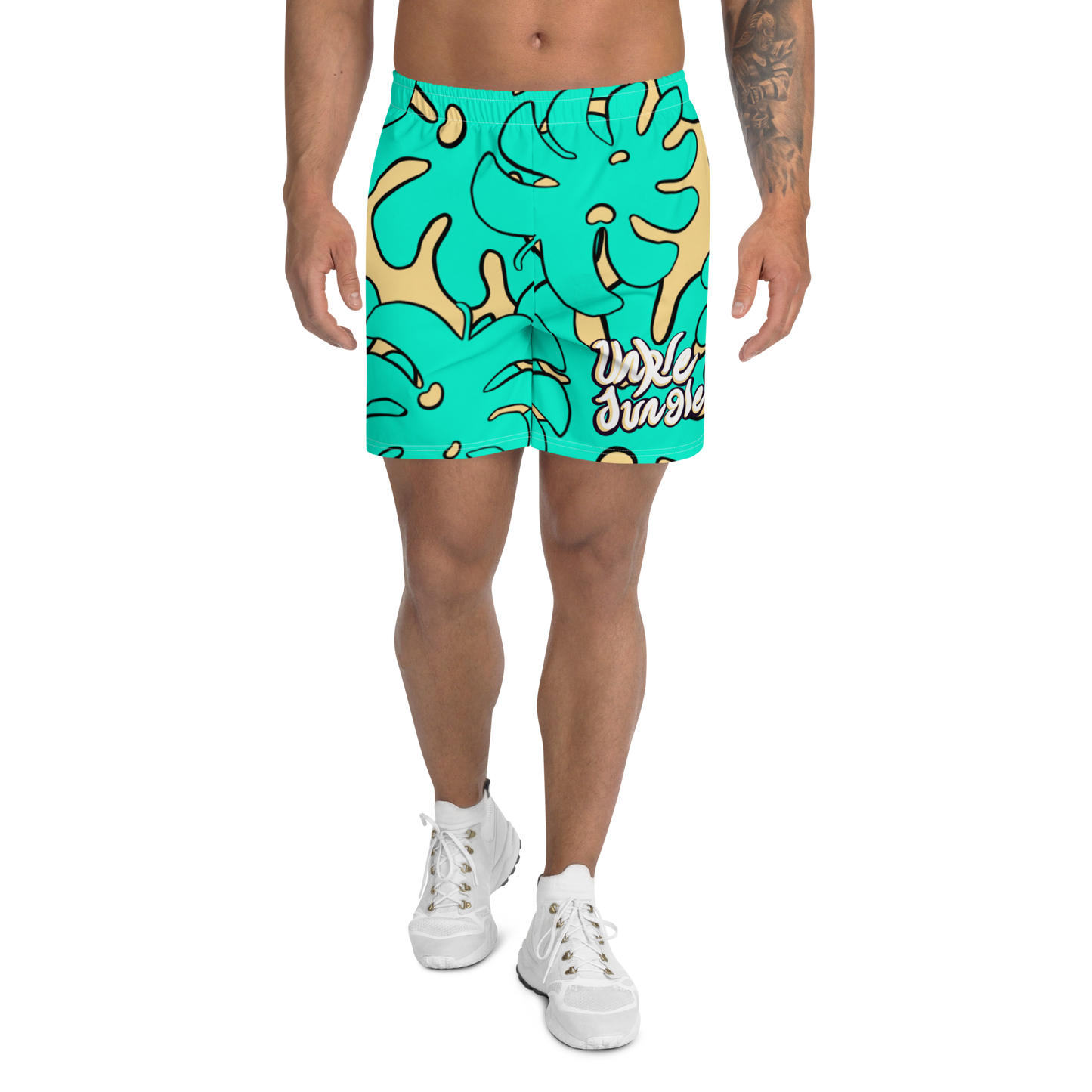 Unkle Jungle Island Leaf Athletic-cut Shorts