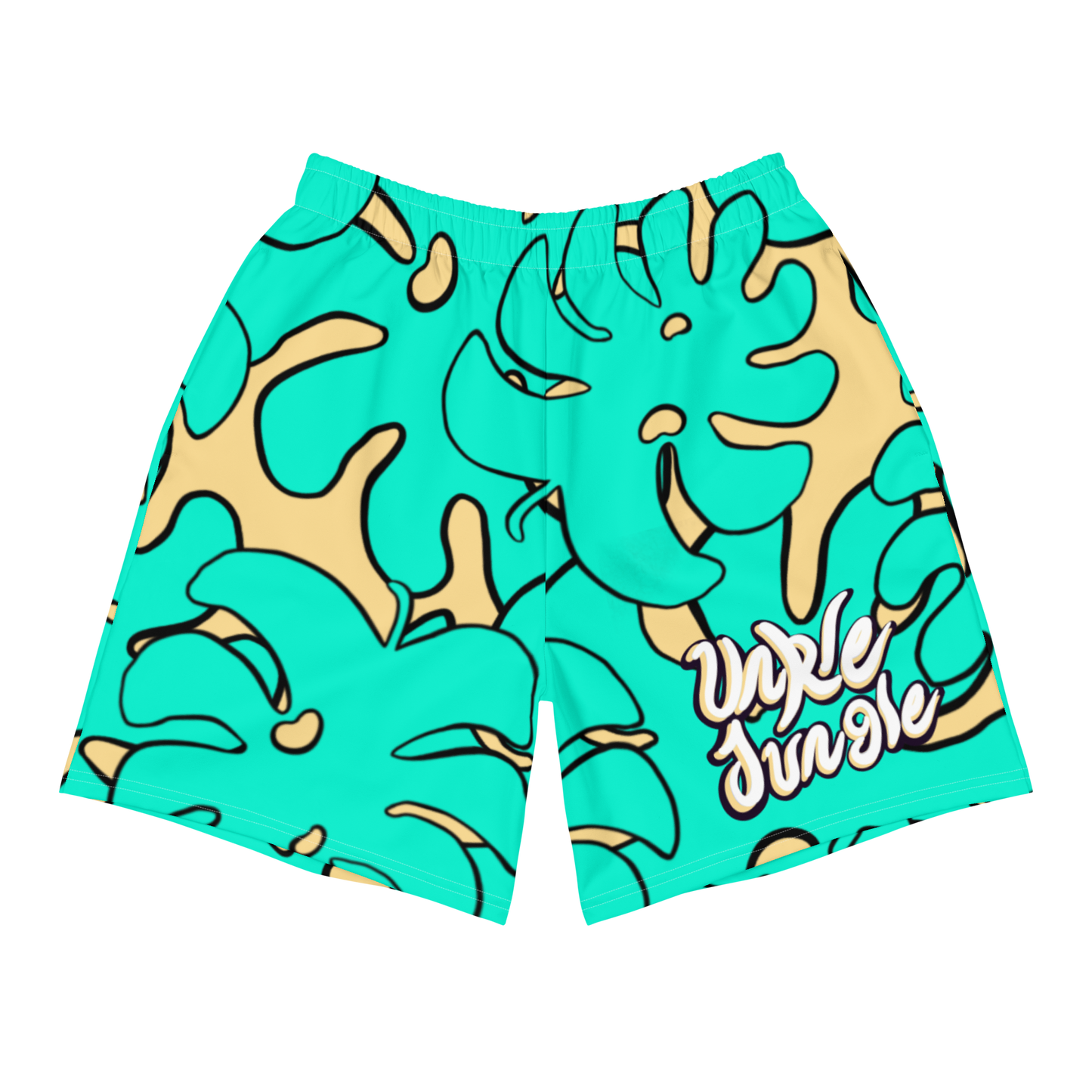 Unkle Jungle Island Leaf Athletic-cut Shorts