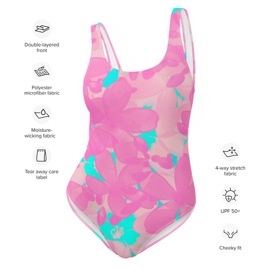 Unkle Jungle Island Flower Bikini One-Piece