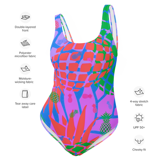 Unkle Jungle Pineapple Bikini One-Piece