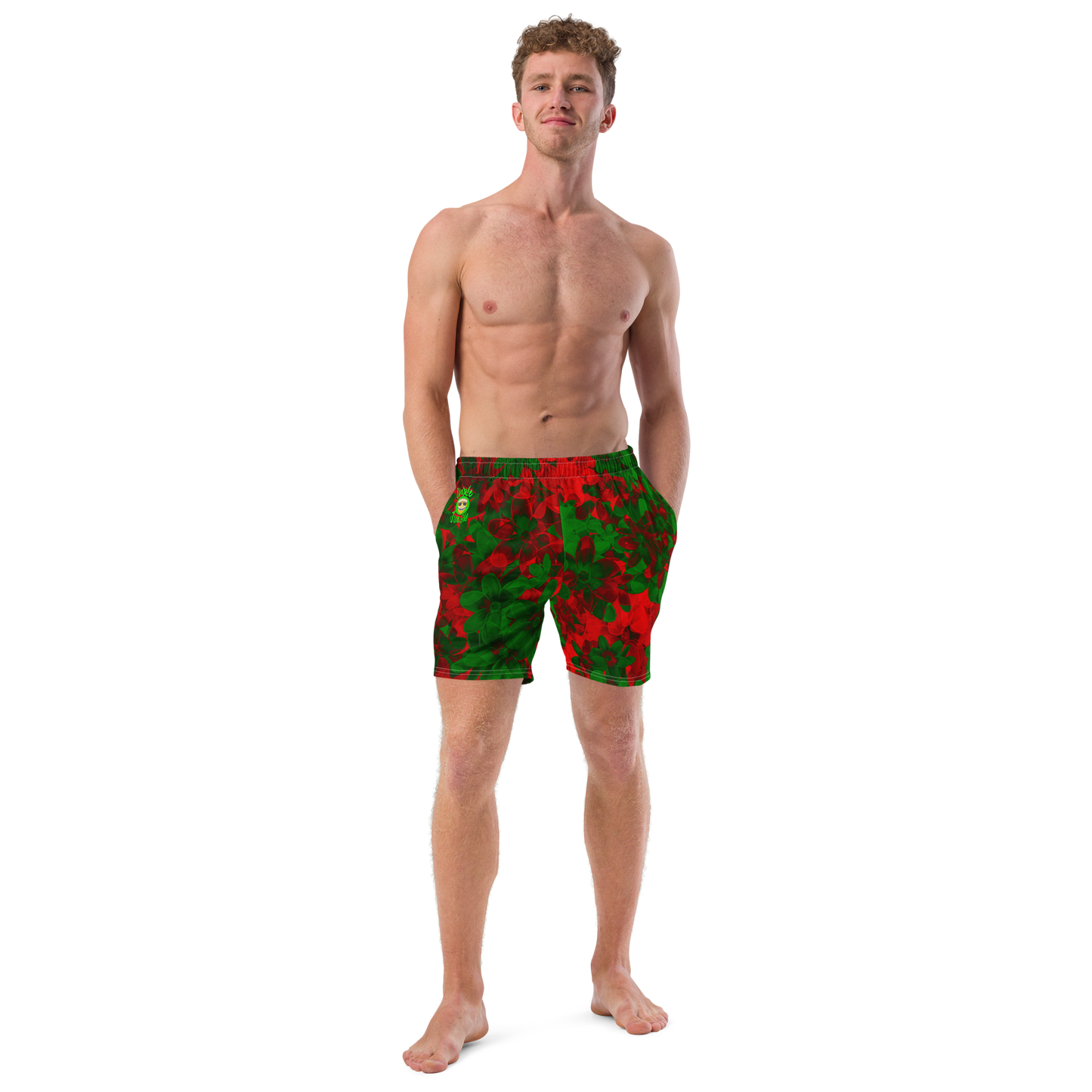 Unkle Jungle Island Swimsuit (Red/Grn)