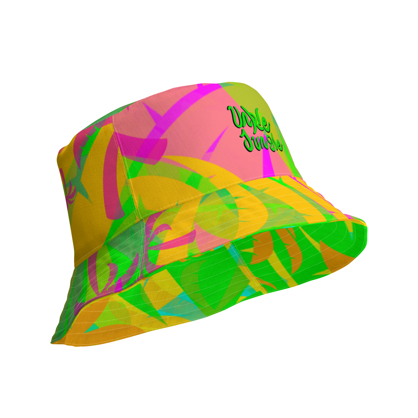 Unkle Jungle Reversible Palm Bucket Hat