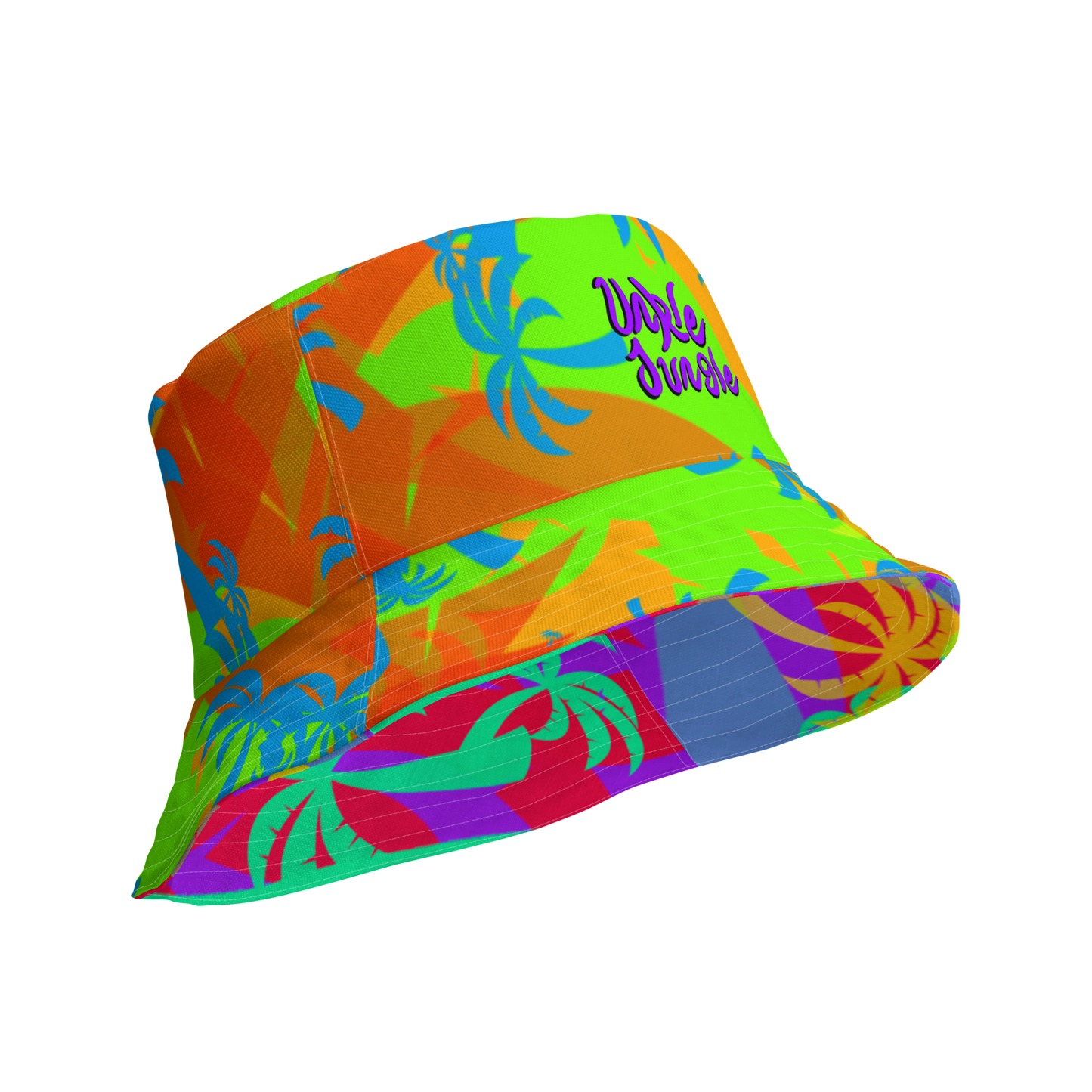 Unkle Jungle Reversible Palm Bucket Hat