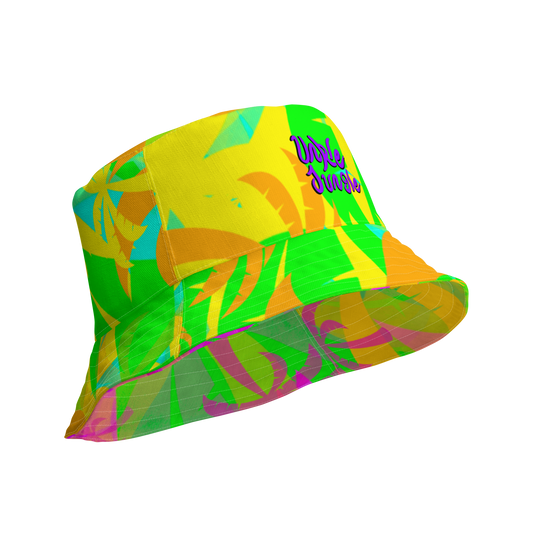 Unkle Jungle Reversible Palm Bucket Hat