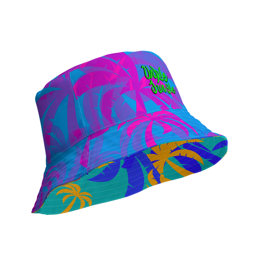 Unkle Jungle Reversible Palm Bucket Hat