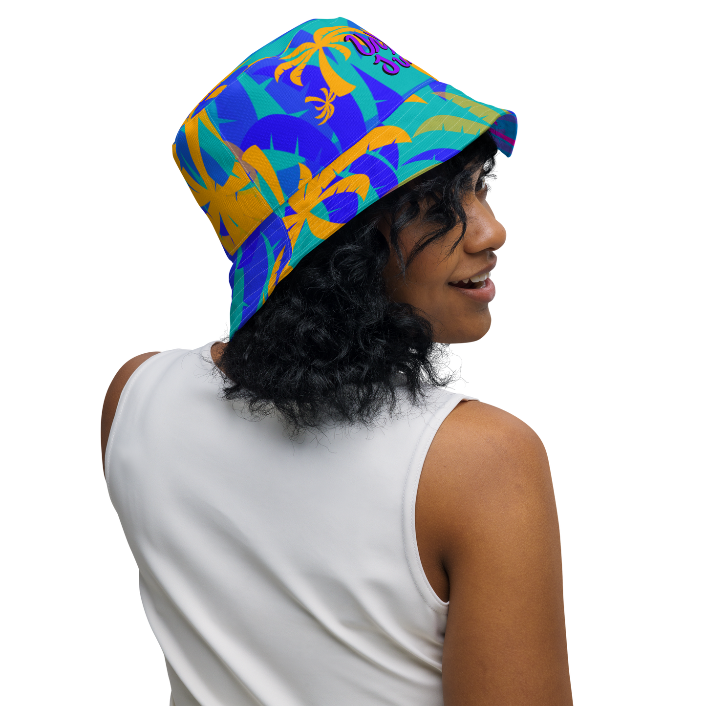 Unkle Jungle Reversible Palm Bucket Hat