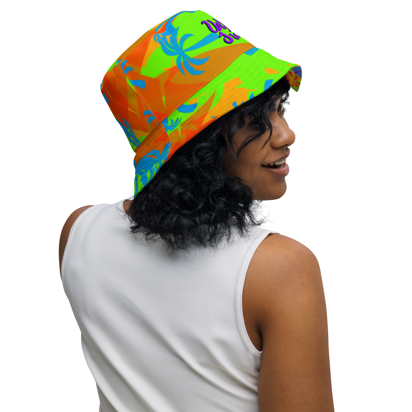 Unkle Jungle Reversible Palm Bucket Hat