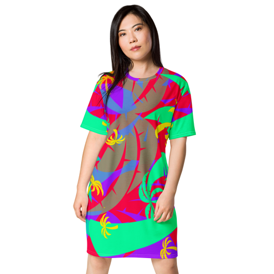 Unkle Jungle Island Palm Dress Tee