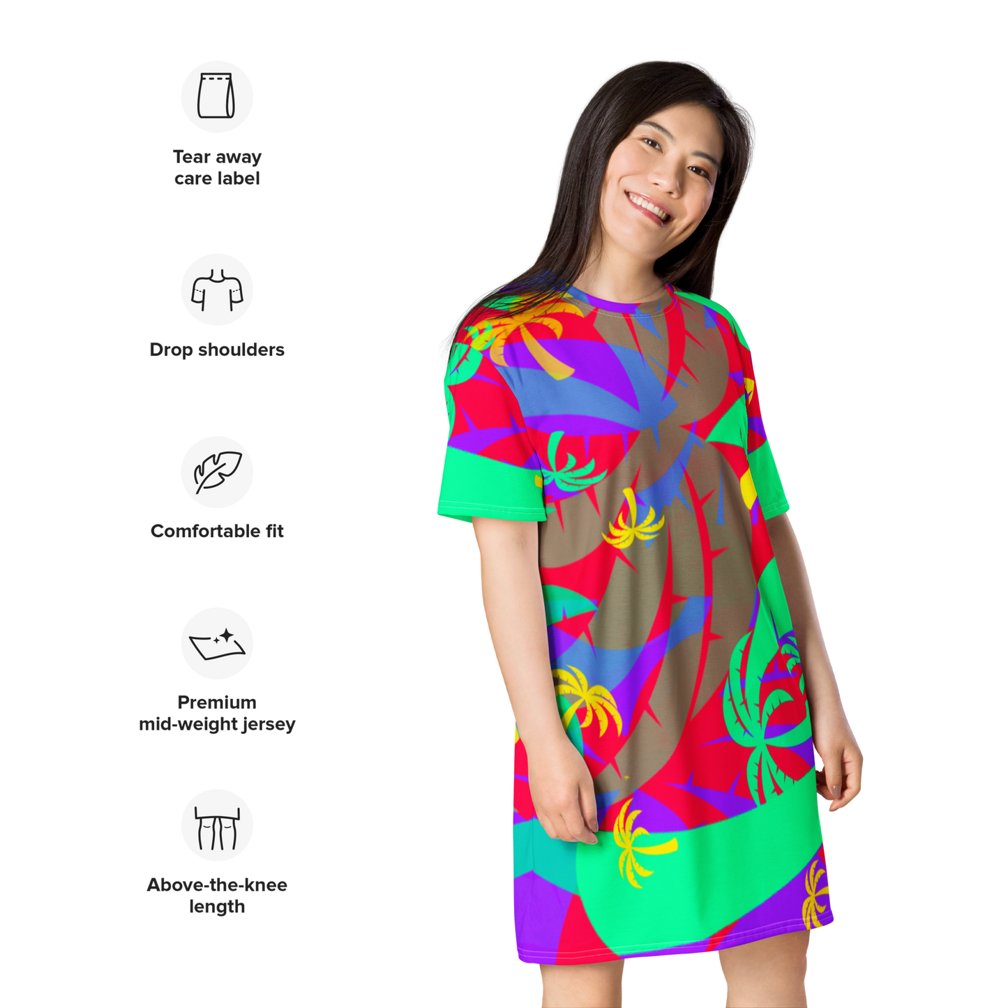 Unkle Jungle Island Palm Dress Tee