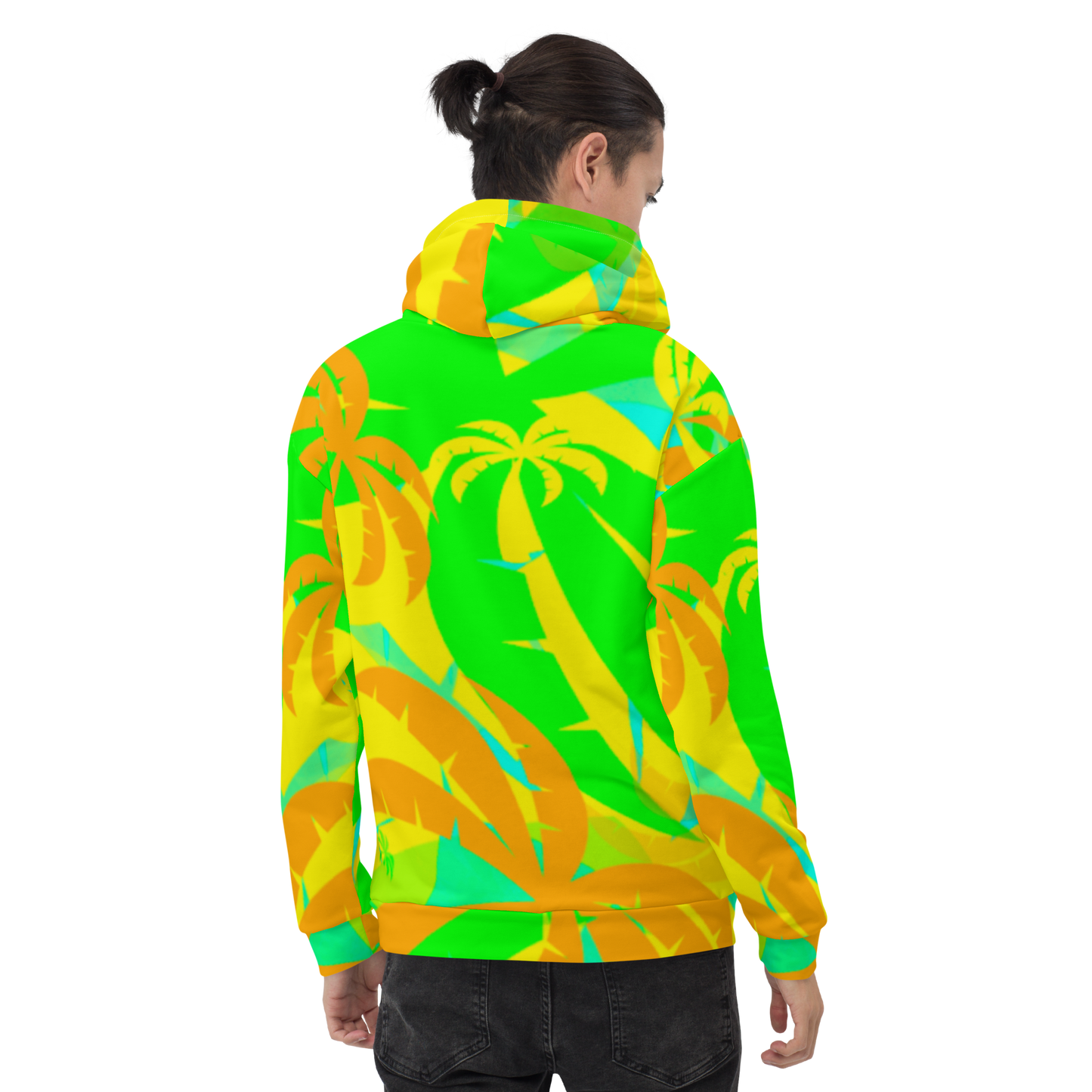 Unkle Jungle Graphic Hoodie Palm Pattern