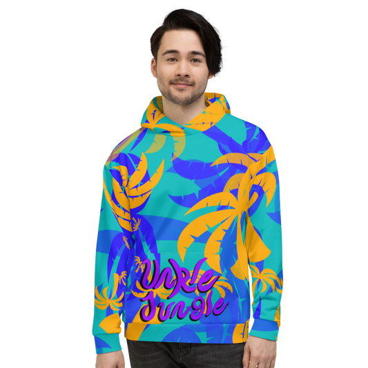 Unkle Jungle Graphic Hoodie Palm Pattern