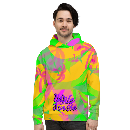 Unkle Jungle Graphic Hoodie Palm Pattern