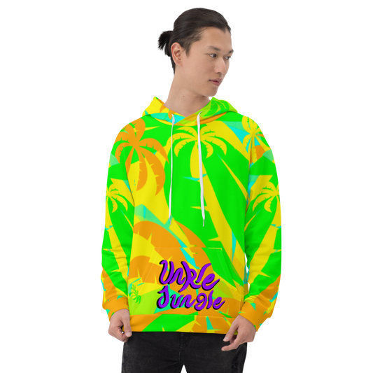 Unkle Jungle Graphic Hoodie Palm Pattern