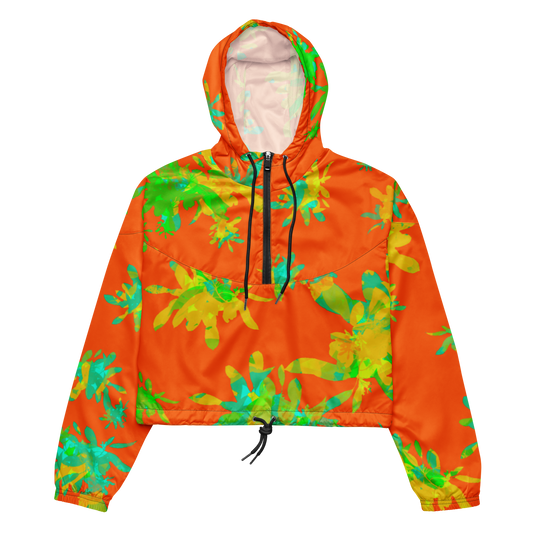 Unke Jungle Island Cropped Windbreaker