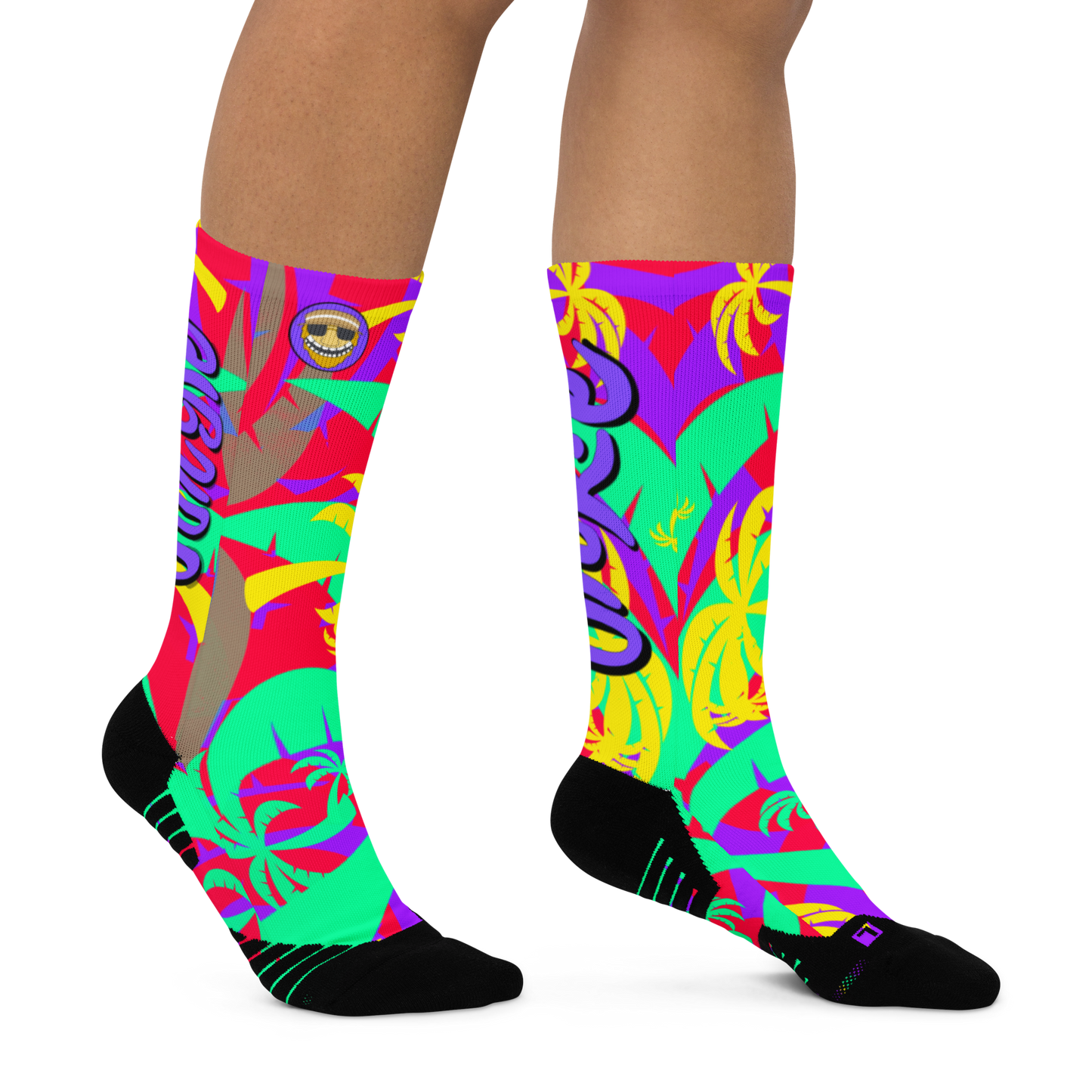 UNKLE JUNGLE ISLAND PALM SOCKS