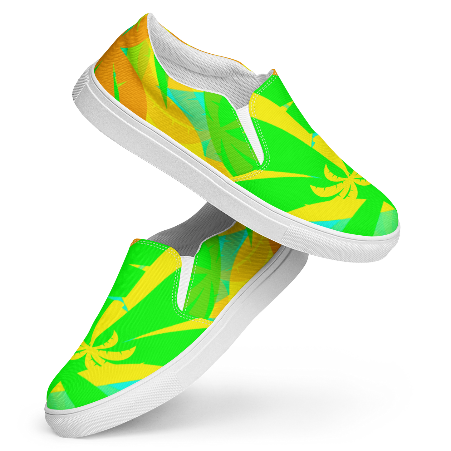 Unkle Jungle Island Palm Slip-on Canvas Shoes (M’s)