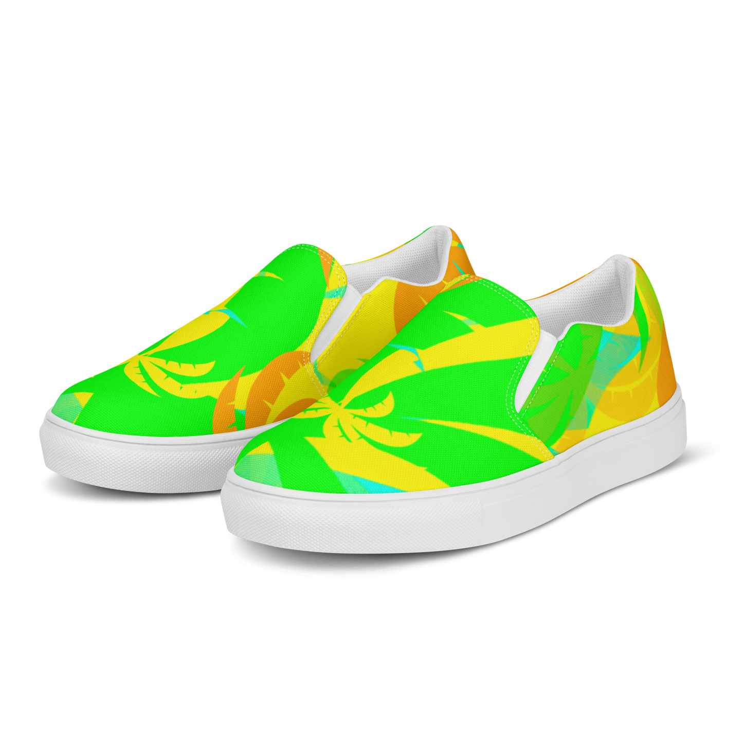 Unkle Jungle Island Palm Slip-on Canvas Shoes (M’s)