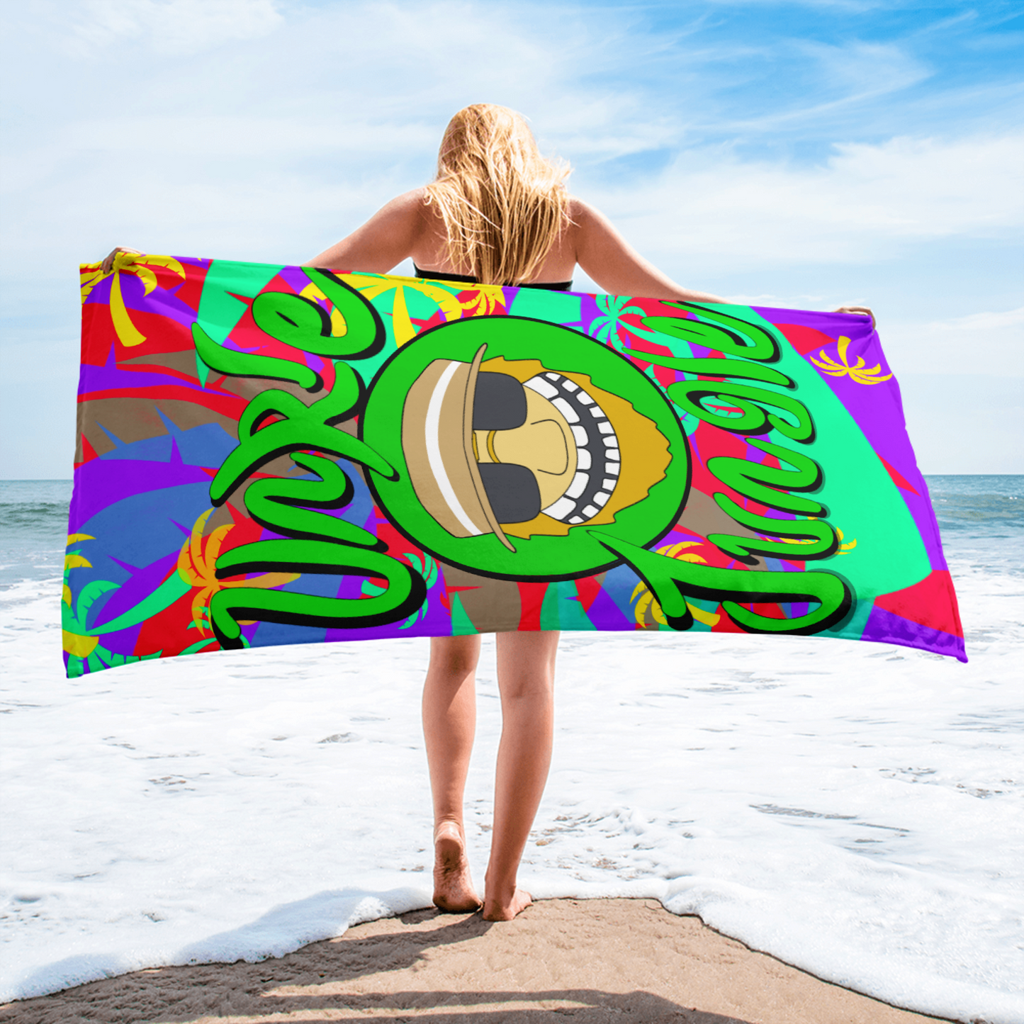 Unke Jungle Beach Towel (30”x60”)